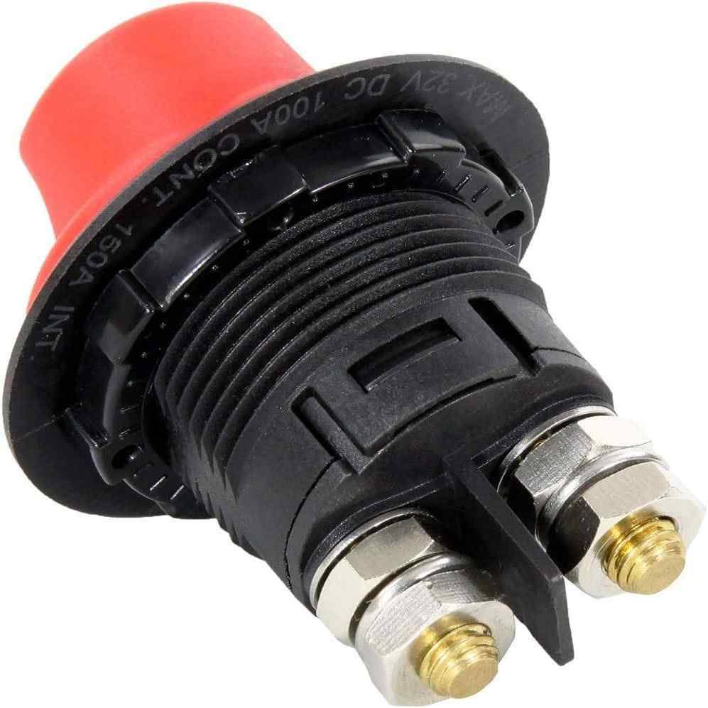 Interruptor aislador de bateria de coche apagado 3 Posiciones 12/32 V 100A - imagen 5