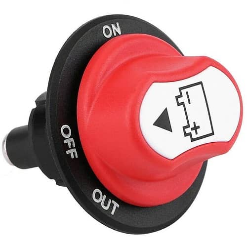 Interruptor aislador de bateria de coche apagado 3 Posiciones 12/32 V 100A