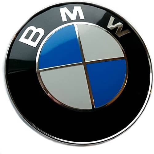 Emblema para capo compatible con BMW 73 mm