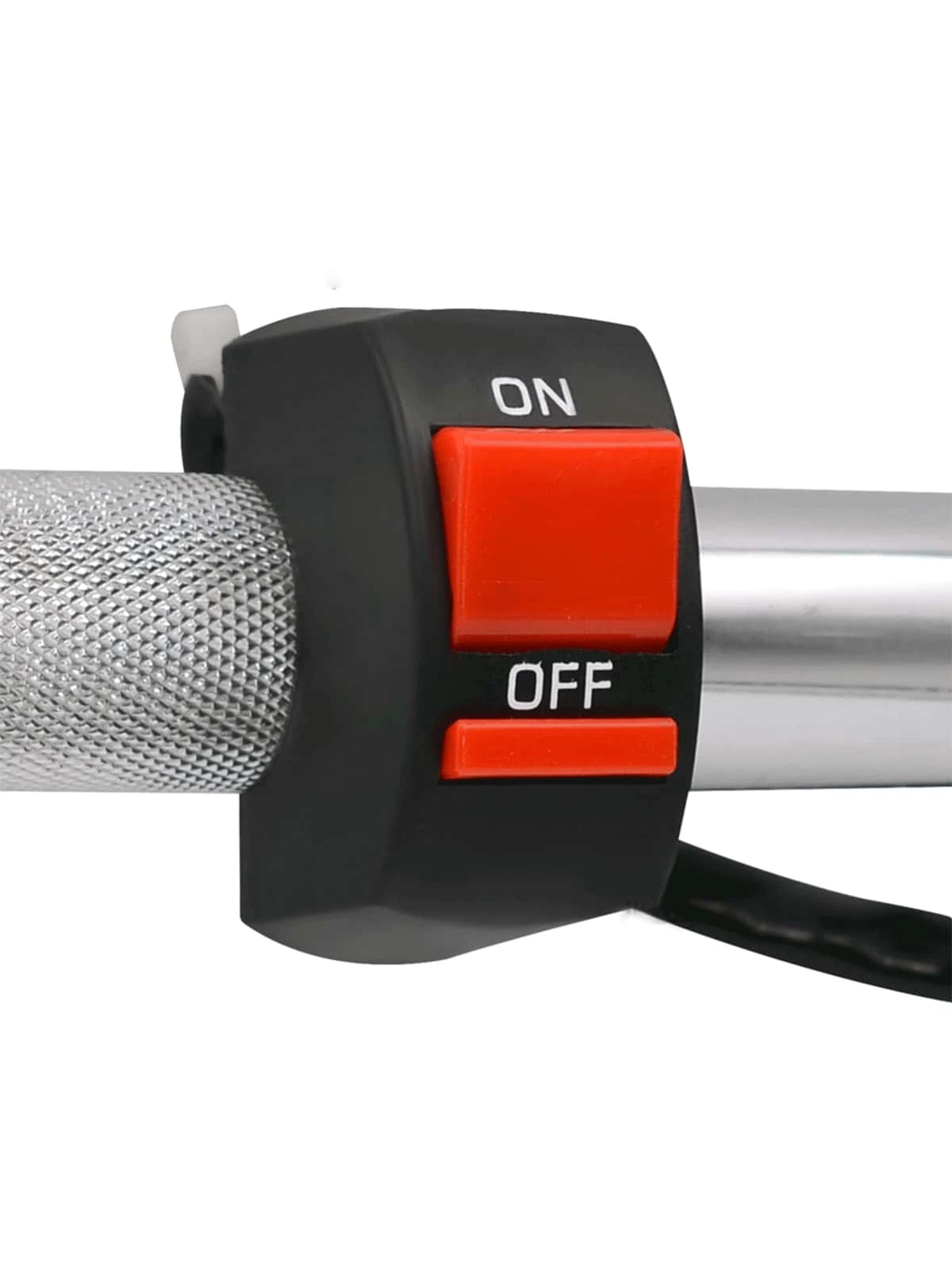 Interruptor luces antiniebla para manillar de moto 12 V CC negro - imagen 5