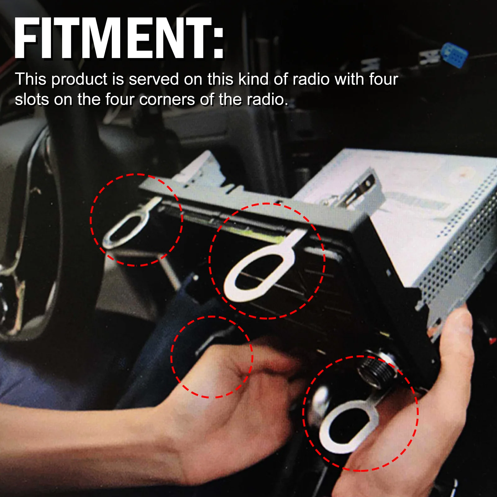 Kit herramientas desmontar salpicadero radio coche - imagen 3