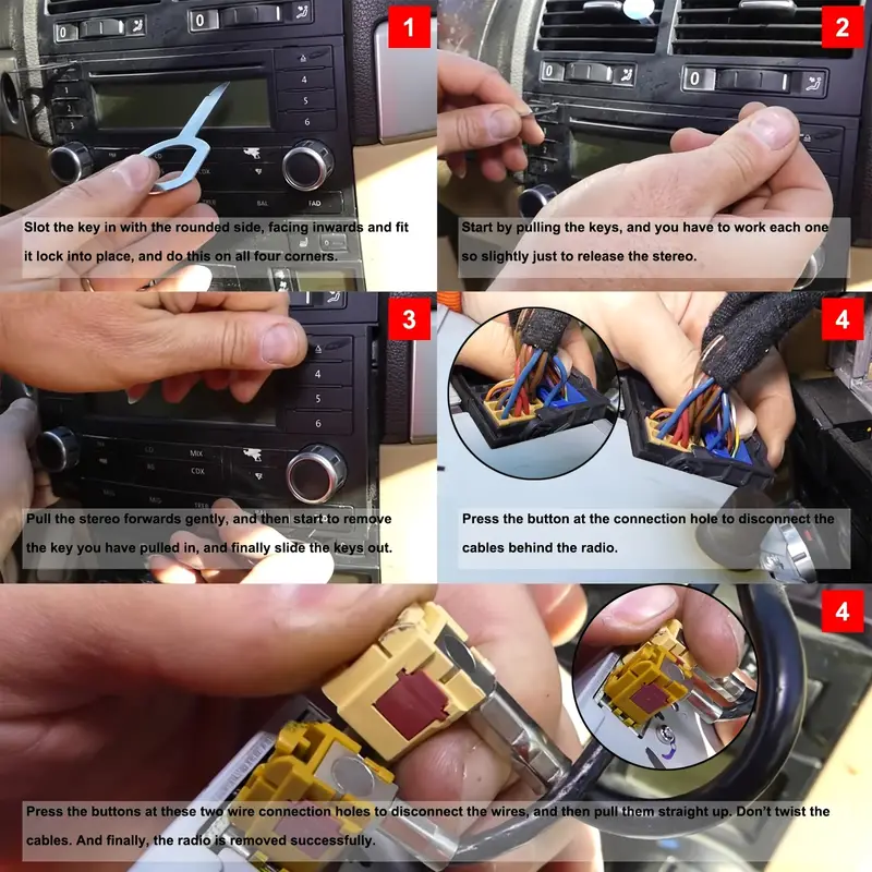 Kit herramientas desmontar salpicadero radio coche - imagen 5