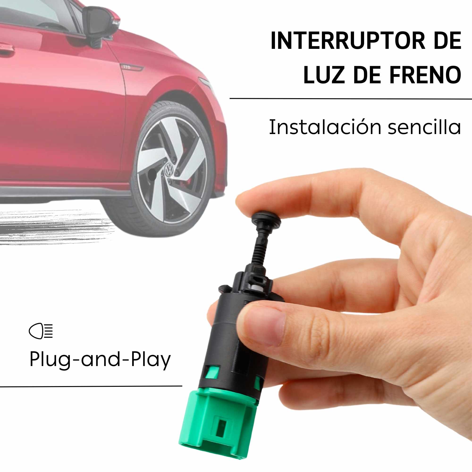 Interruptor de luz de freno 4 pines - imagen 4