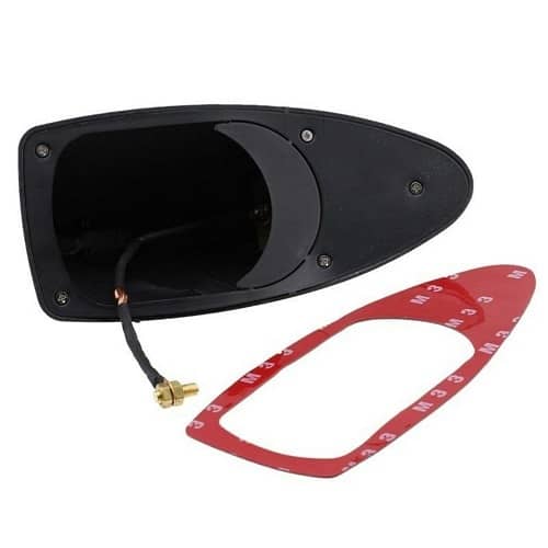 Antena coche estilo aleta tiburon universal negro - imagen 2
