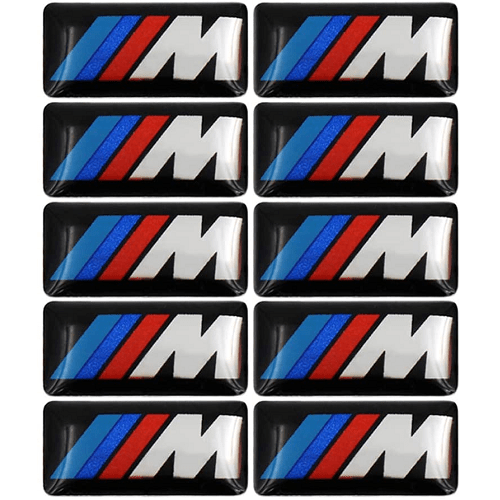 Emblema Adhesivo Logo M compatible con BMW 19x11 mm (10 uds)