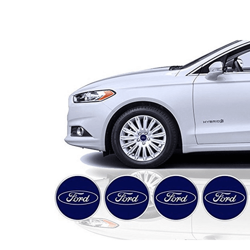 Embellecedor para llanta compatible con Ford 54 mm (4 uds) azul - imagen 3