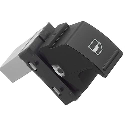Interruptor elevalunas 3 pin compatible con Seat y VW negro - imagen 1