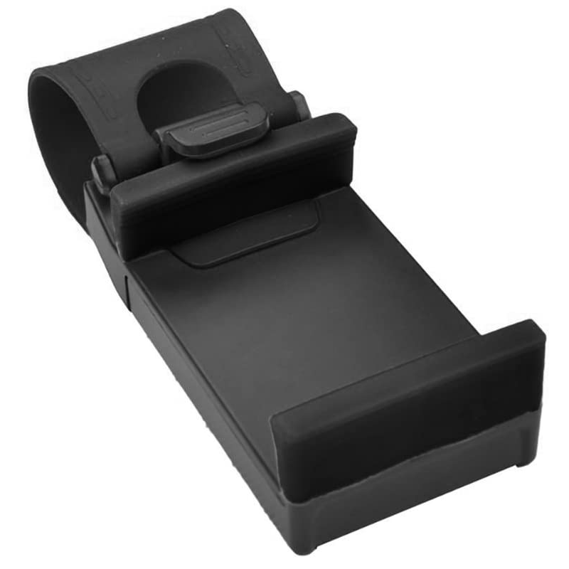 Soporte de telefono para volante de coche negro - imagen 4