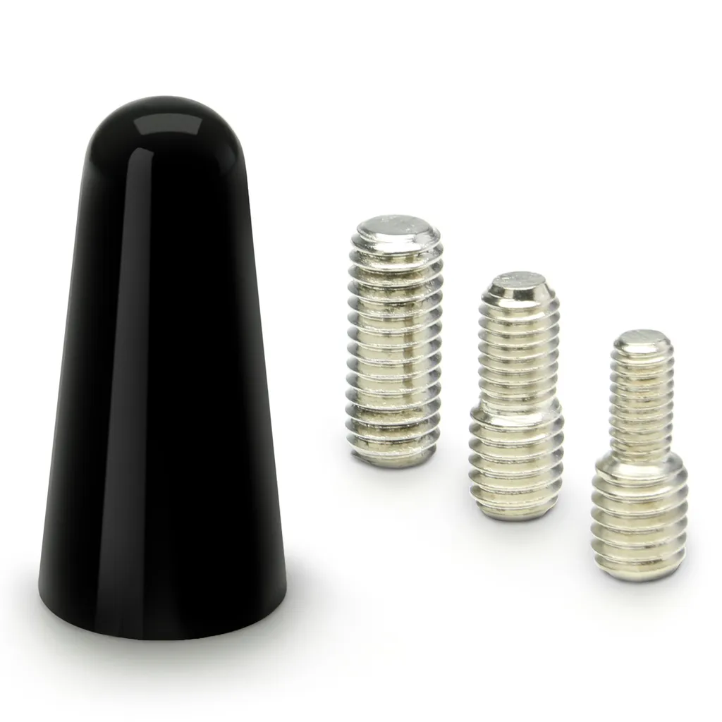 Adaptador antena de radio universal para coche AM/FM 3 cm negro