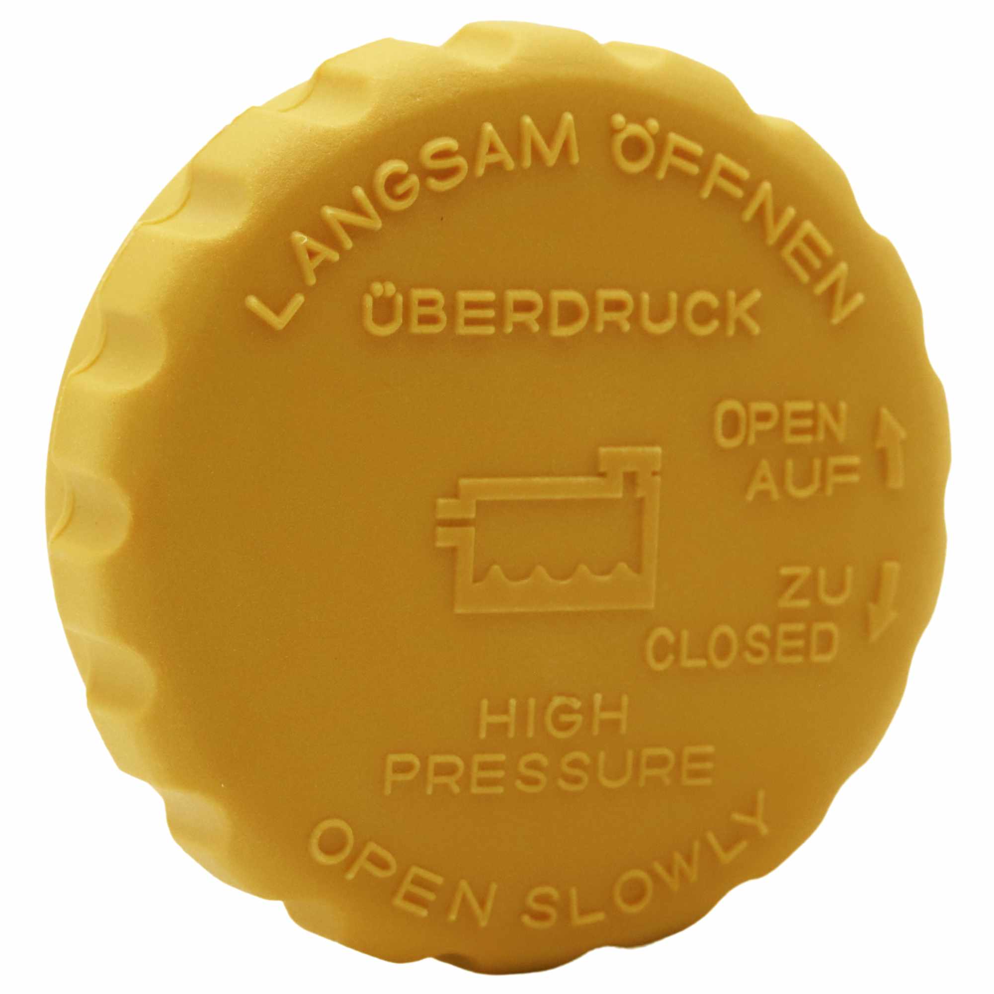 Tapon del deposito de liquido refrigerante amarillo - imagen 1