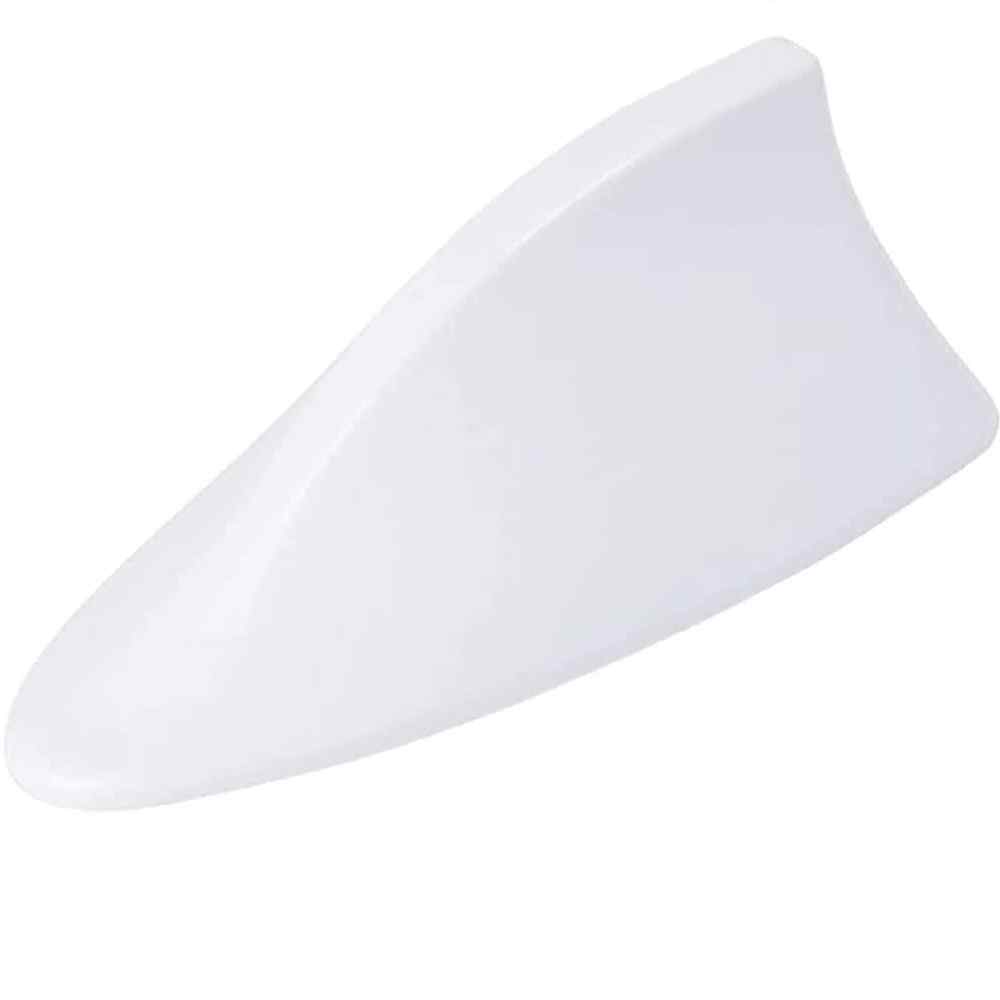 Antena coche estilo aleta tiburon universal blanco - imagen 2