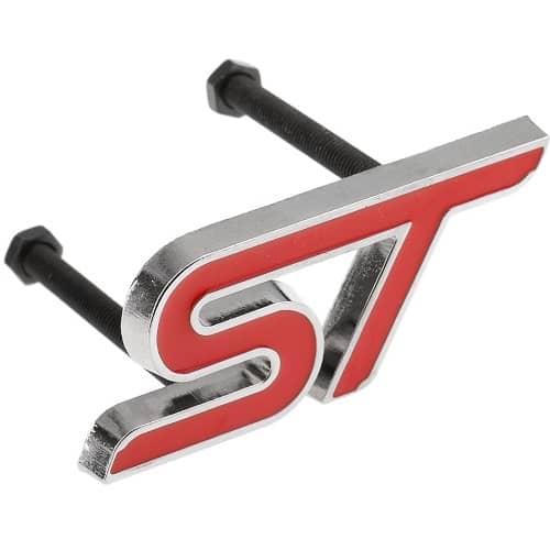 Emblema metal para parrilla compatible con Ford ST rojo - imagen 1