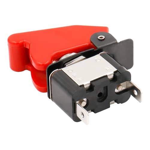 Interruptor de palanca de metal Flick Flip 12V 20A PDT ON/OFF 2 pines - imagen 3