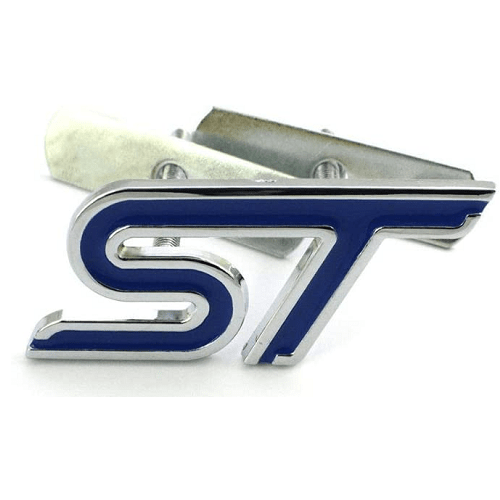 Emblema metal para parrilla compatible con Ford ST azul