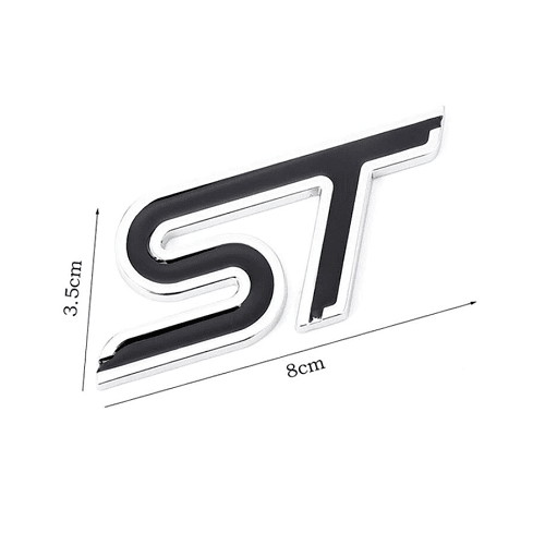 Emblema metal para parrilla compatible con Ford ST azul - imagen 3