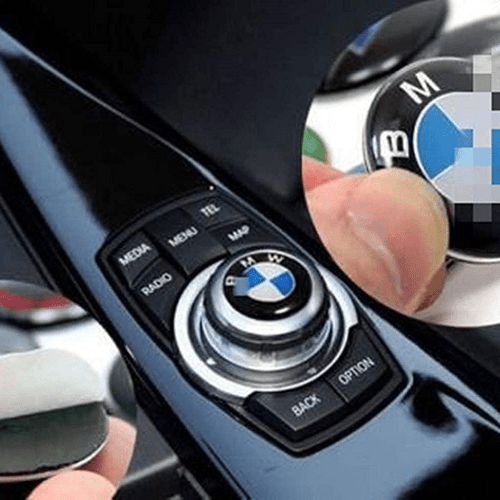 Emblema Adhesivo para regulador audio compatible con BMW 29 mm - imagen 1