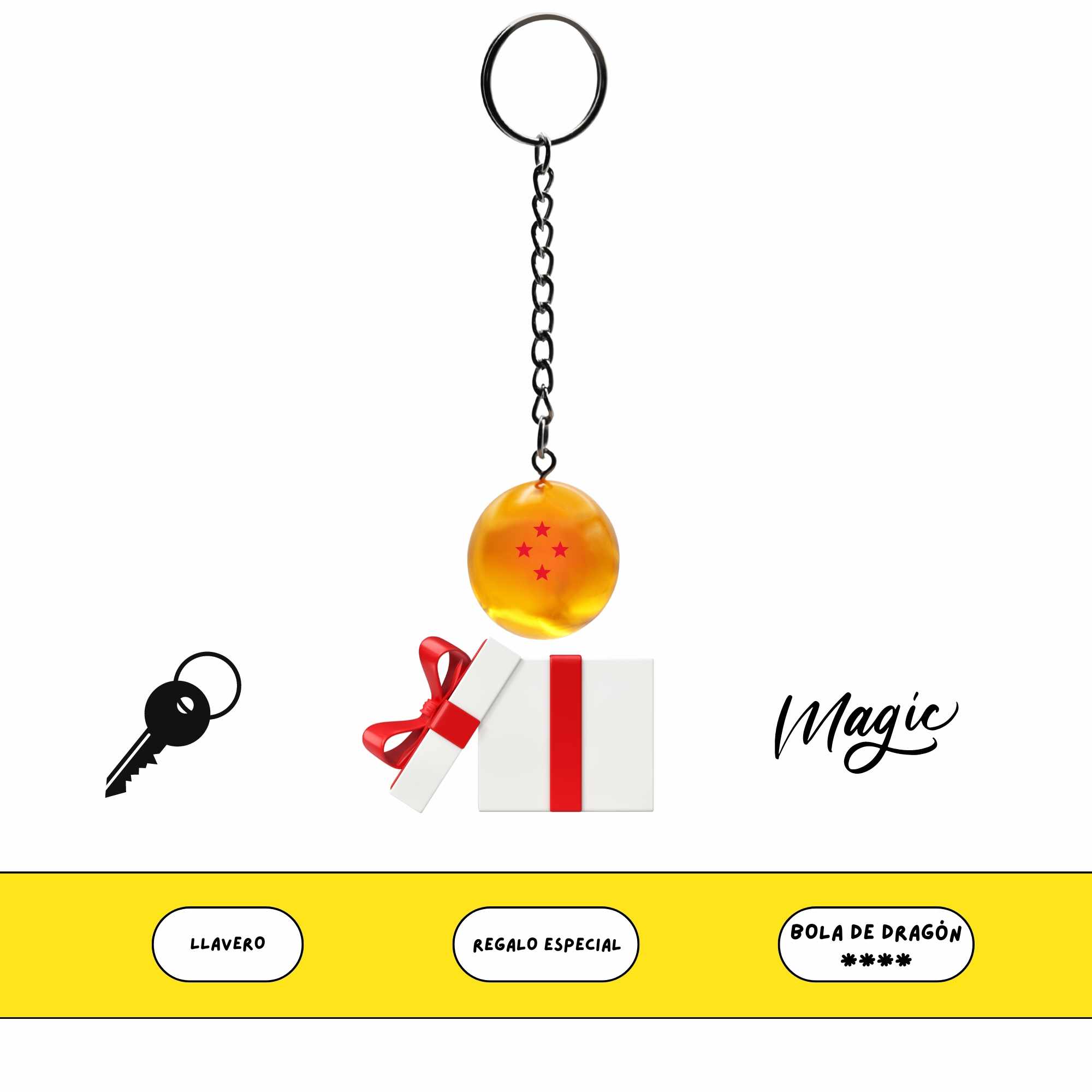 Llavero Dragon Ball Z de 4 estrellas - imagen 6