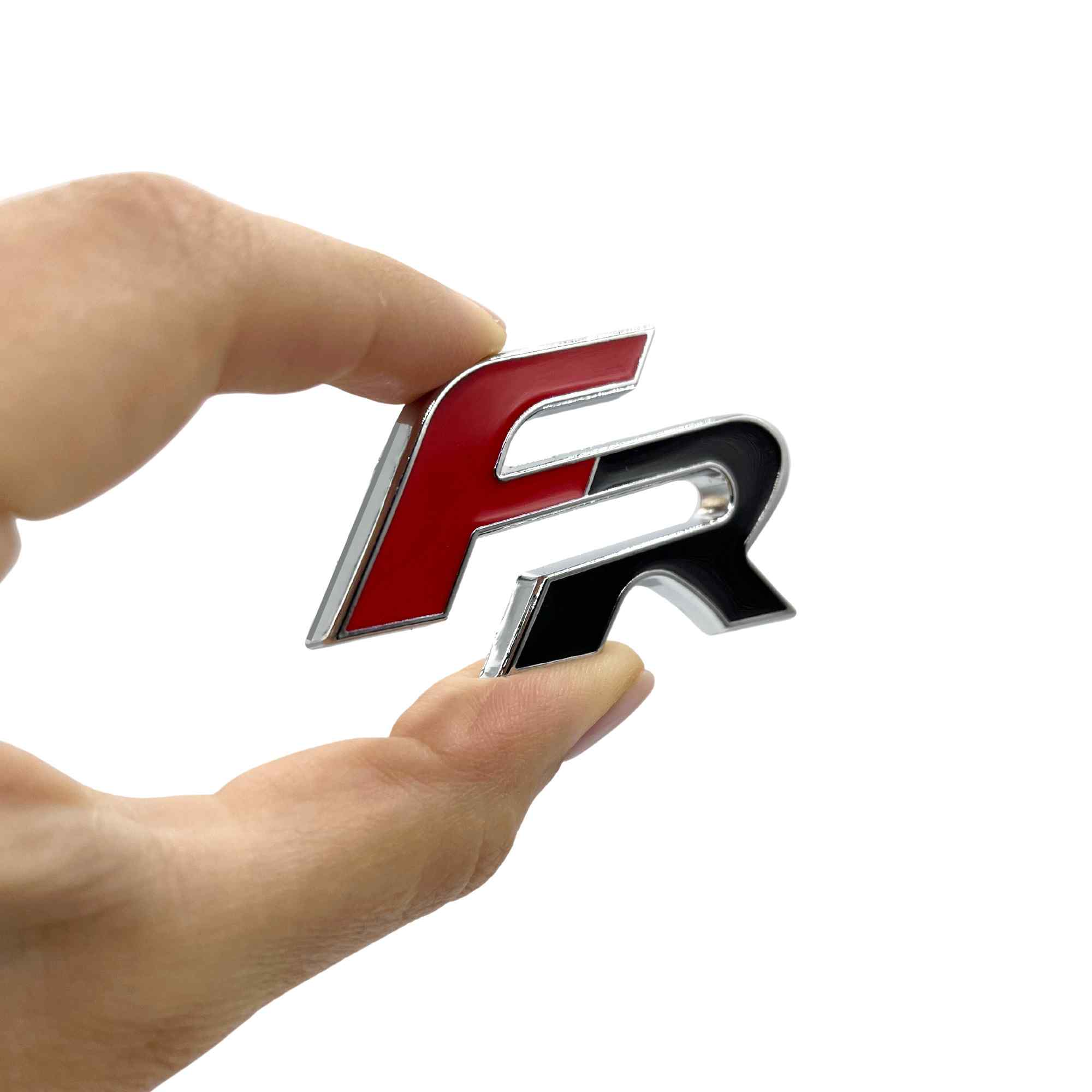 Emblema FR para trasero compatible con Seat rojo negro - imagen 3