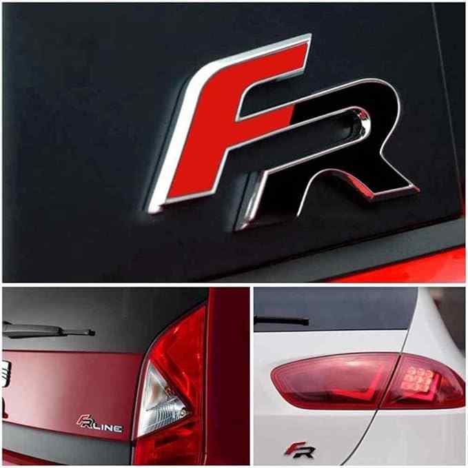 Emblema FR para trasero compatible con Seat rojo negro - imagen 5