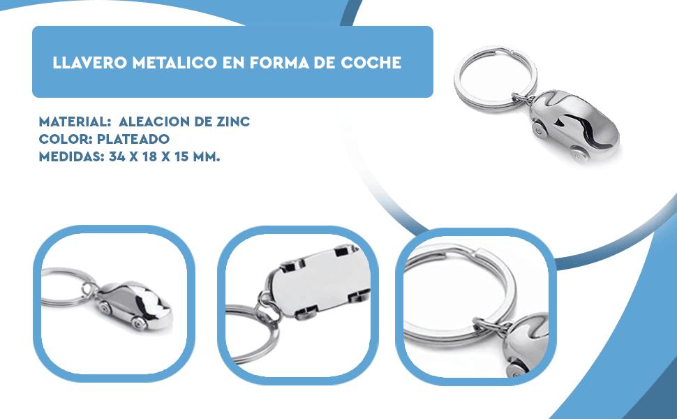 Banner - Llavero metalico en forma de coche