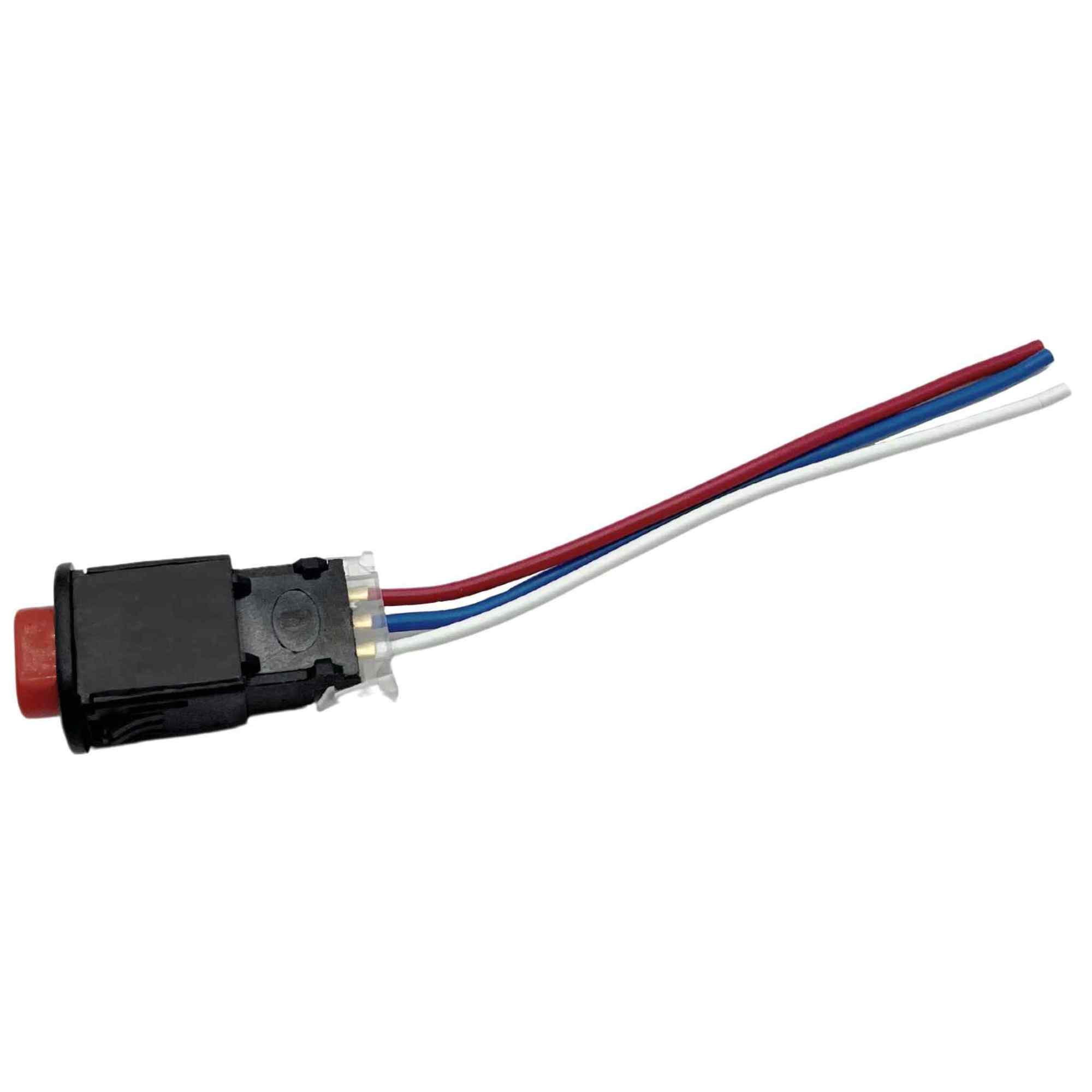 Interruptor de luz de Advertencia Intermitente moto rojo - imagen 2