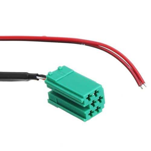 Cable auxiliar Bluetooth para radio 6 pin compatible con Renault - imagen 3