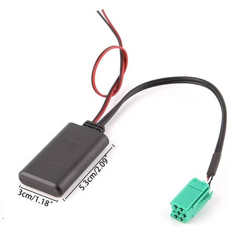 Cable auxiliar Bluetooth para radio 6 pin compatible con Renault - imagen 4