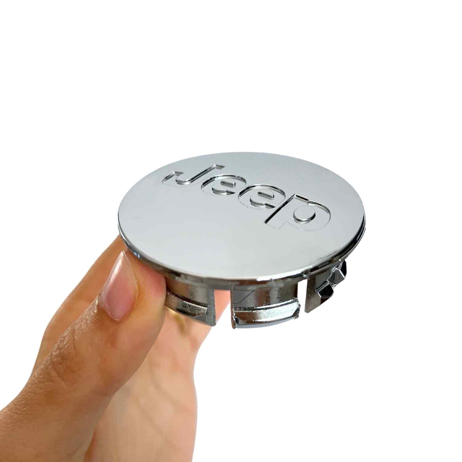 Embellecedor para llanta compatible con Jeep 56 mm (4 uds) cromado - imagen 2