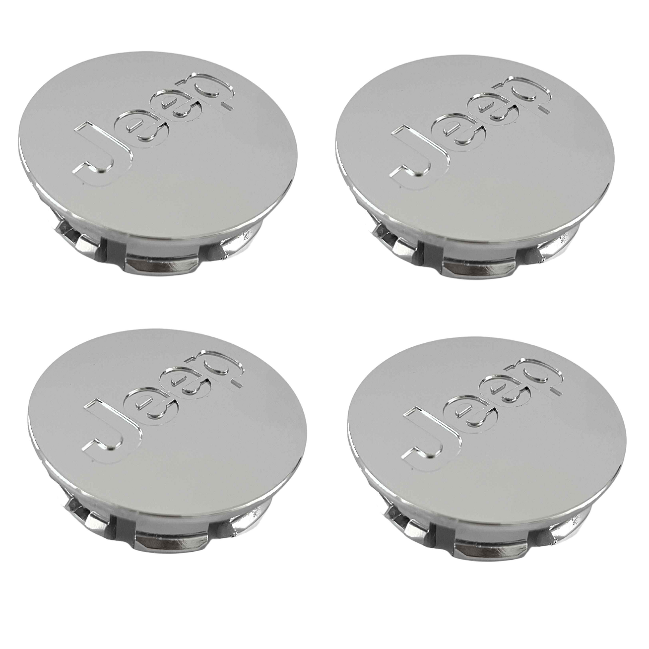Embellecedor para llanta compatible con Jeep 56 mm (4 uds) cromado - imagen 5