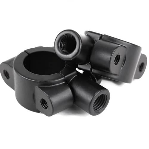 Abrazadera montaje espejo retrovisor para moto de 10 mm (2 uds) - imagen 2