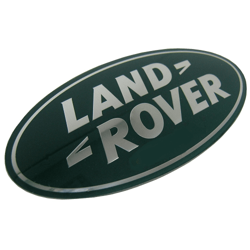 Emblema Adhesivo metal compatible con Land Rover verde - imagen 1