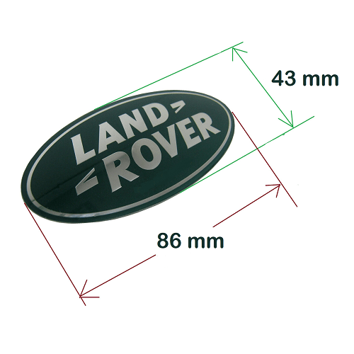 Emblema Adhesivo metal compatible con Land Rover verde - imagen 2