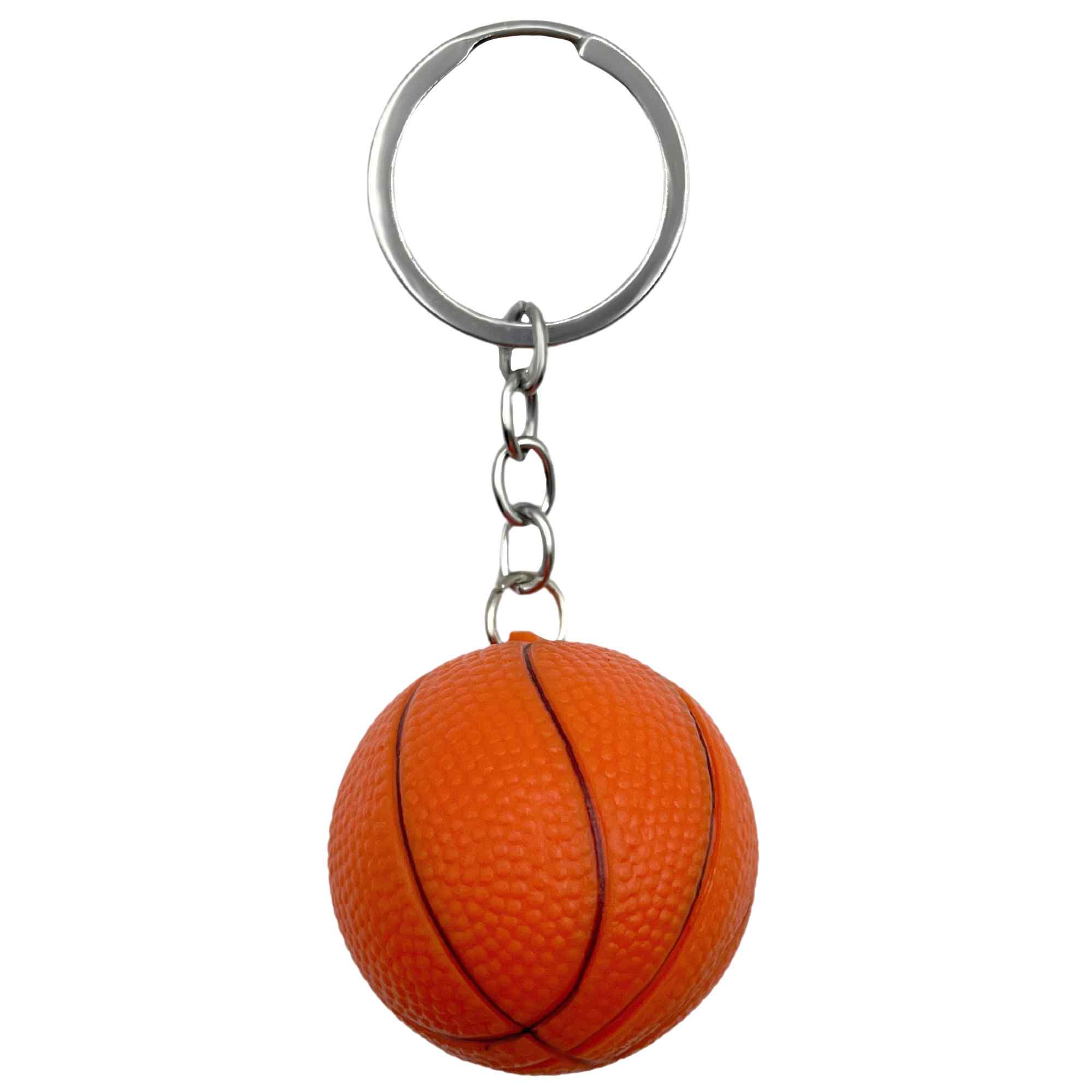 Llavero Plastico En Forma De Pelota Baloncesto