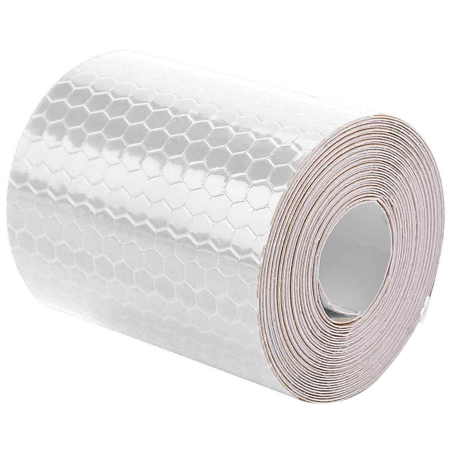Cinta reflectante adhesiva de alta Intensidad PVC 3 metros x 5 cm blanco - imagen 2