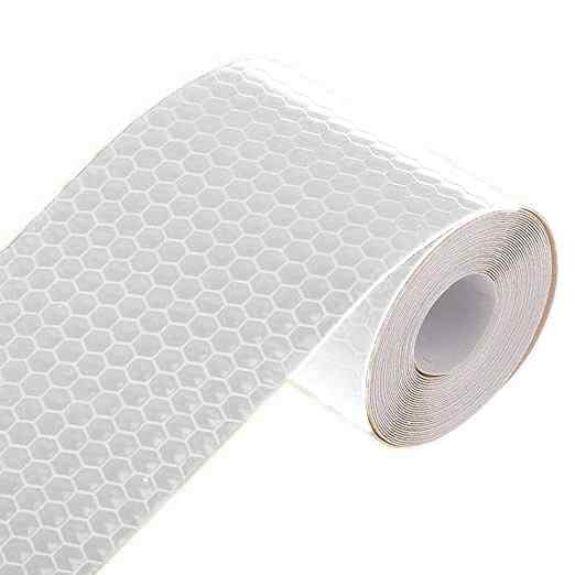 Cinta reflectante adhesiva de alta Intensidad PVC 3 metros x 5 cm blanco - imagen 6