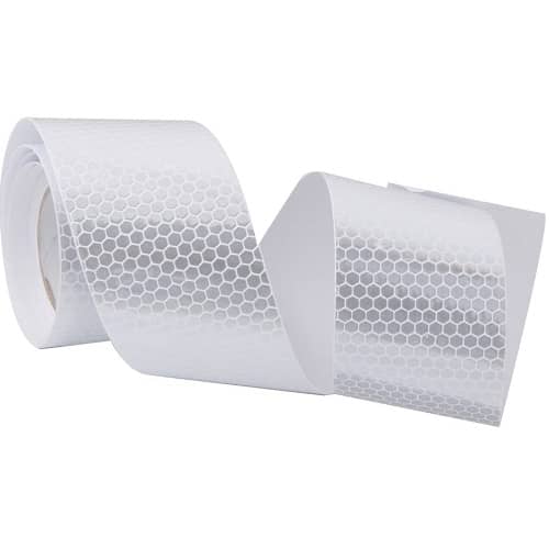Cinta reflectante adhesiva de alta Intensidad PVC 3 metros x 5 cm blanco - imagen 4