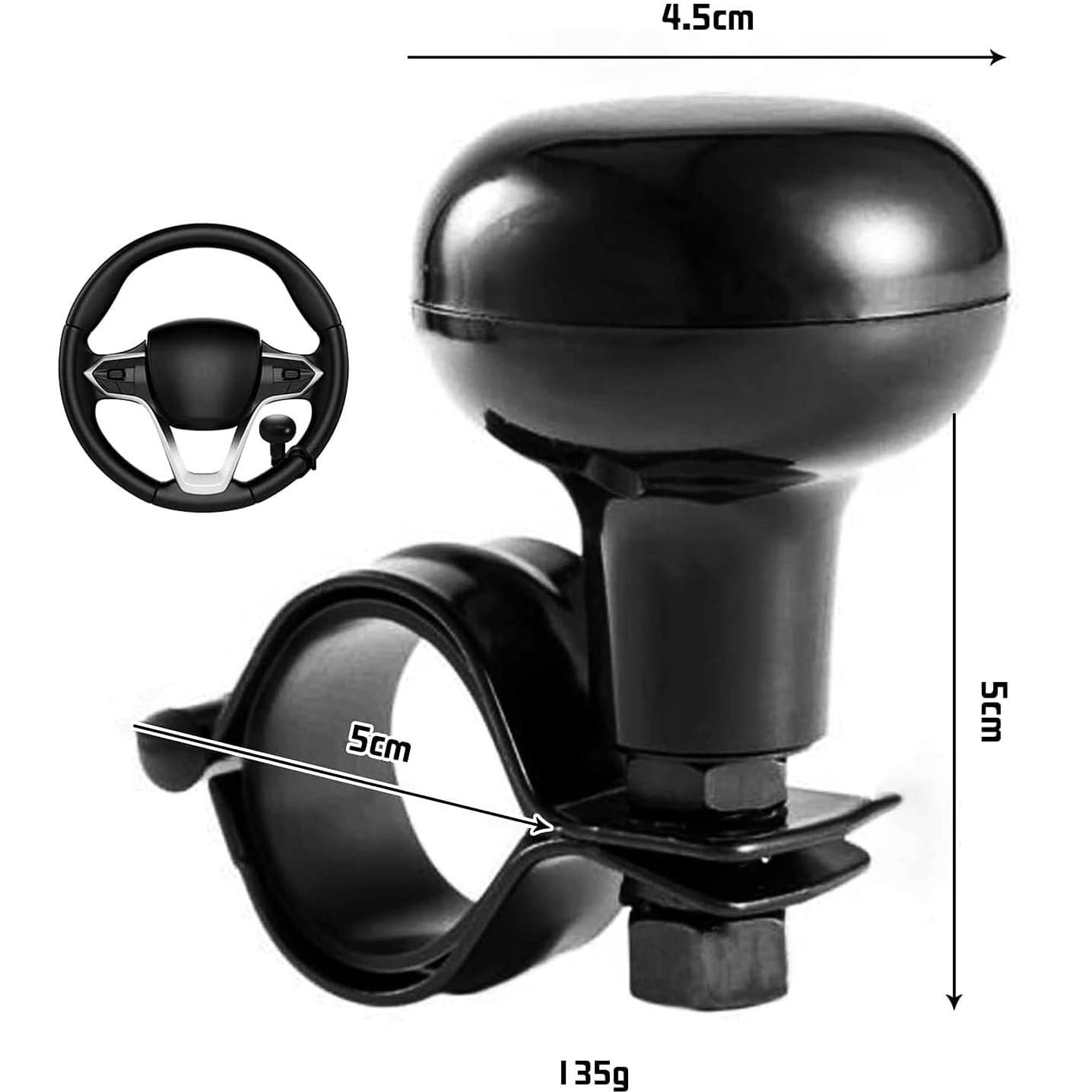 Pomo giratorio para volante universal - imagen 4