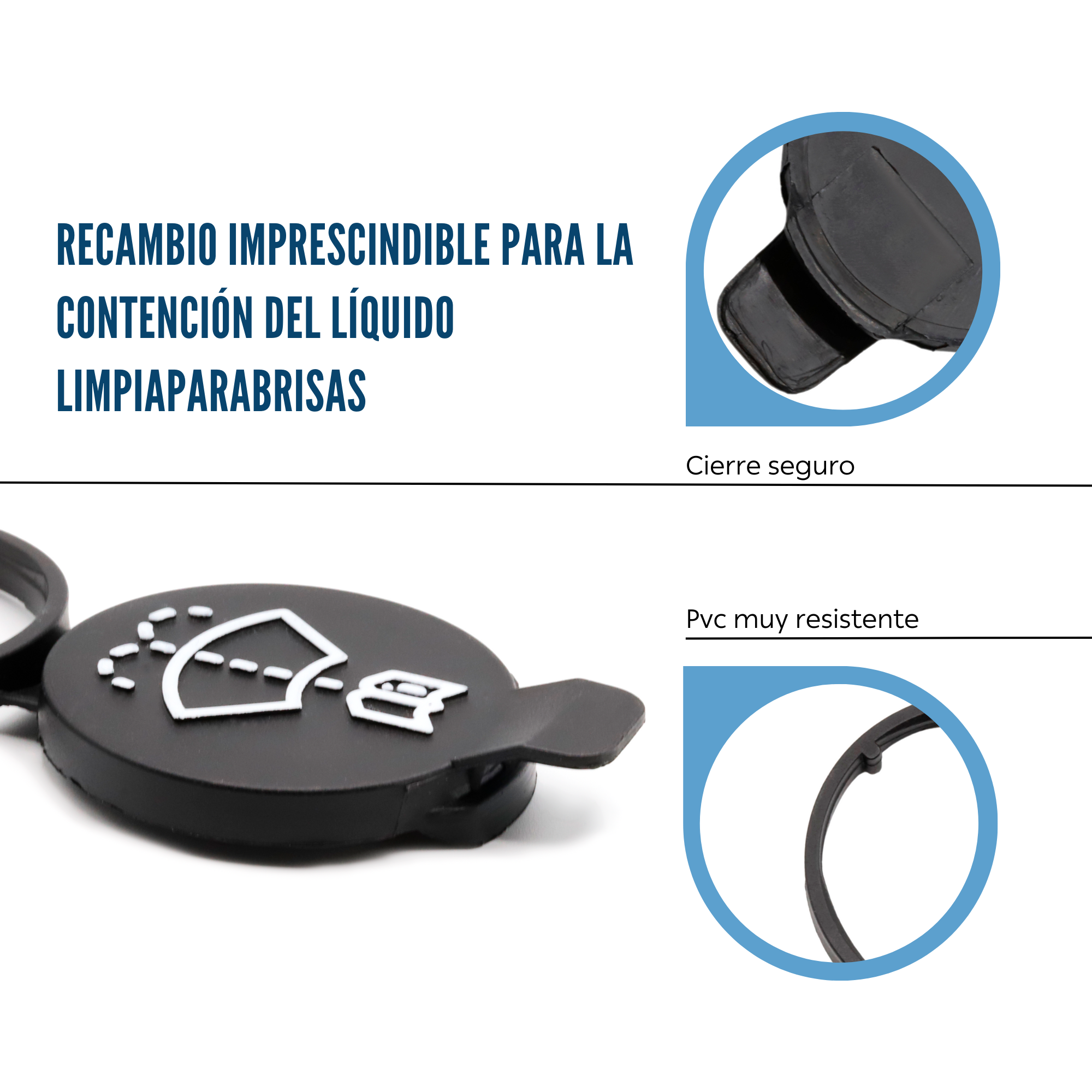 Tapa de deposito liquido para limpiaparabrisas Compatible con Opel y Chevrolet - imagen 6