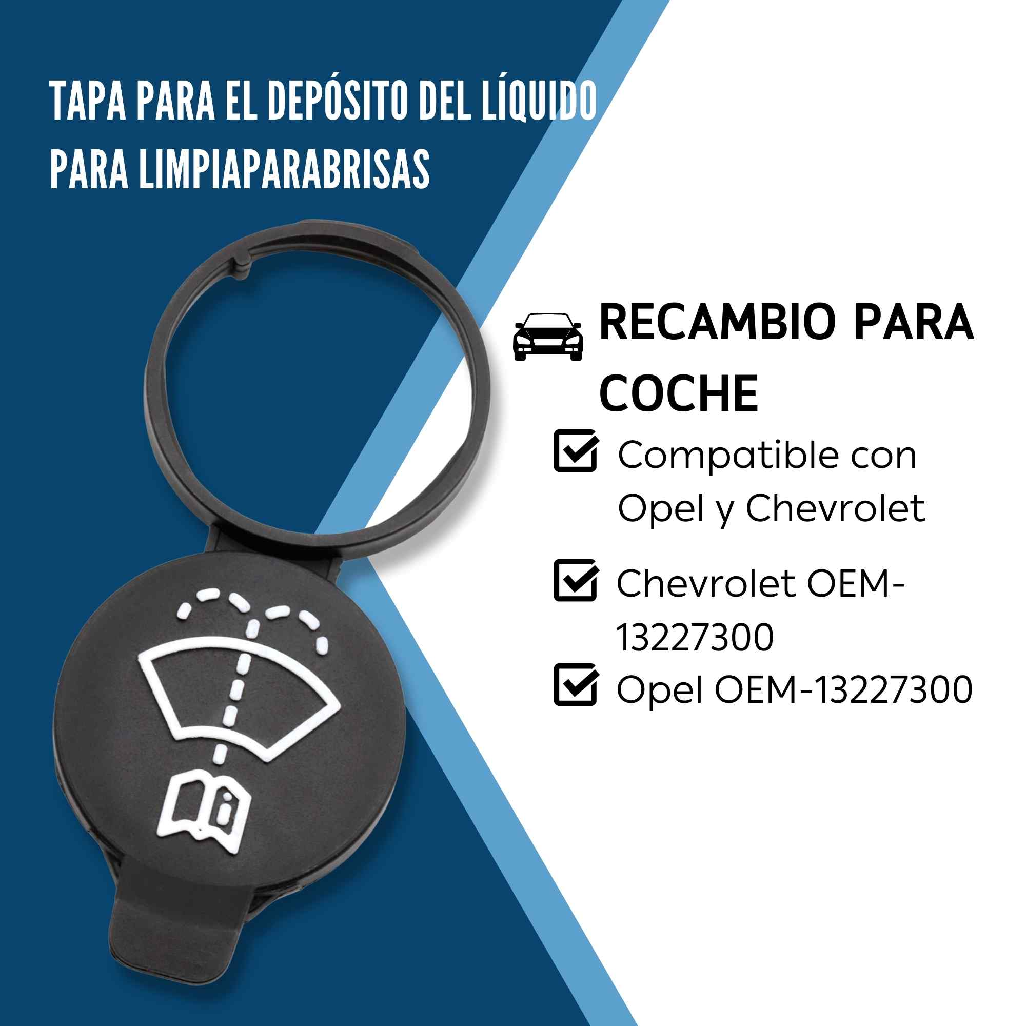Tapa de deposito liquido para limpiaparabrisas Compatible con Opel y Chevrolet - imagen 4