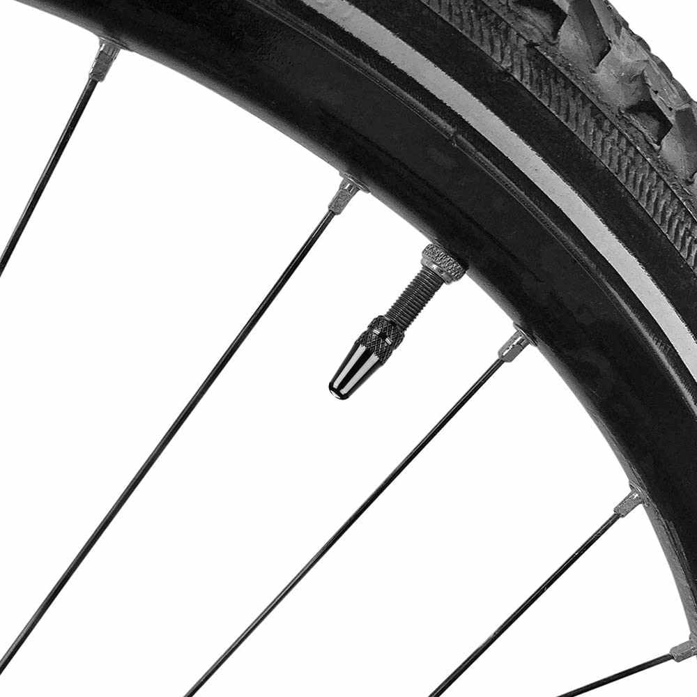 Tapon de aluminio para valvula de bicicleta (5 uds) negro - imagen 5