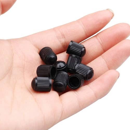 Tapon de plastico con junta para valvula de neumatico  (50 uds) negro - imagen 4