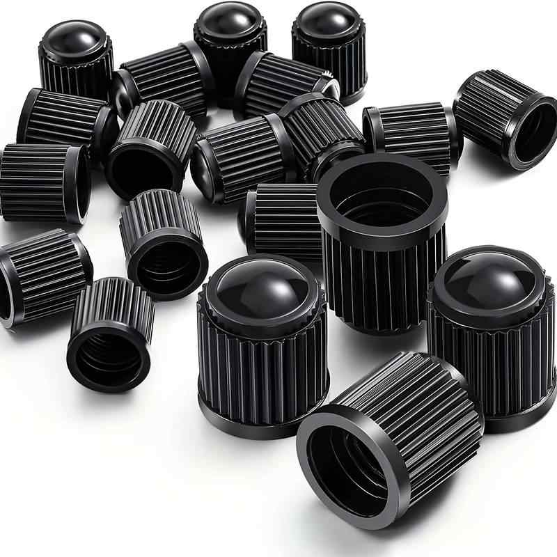 Tapon de plastico para valvula de neumatico (50 uds) negro - imagen 1