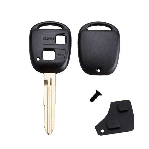Carcasa mando llave de coche 2 botones compatible con Toyota - imagen 1