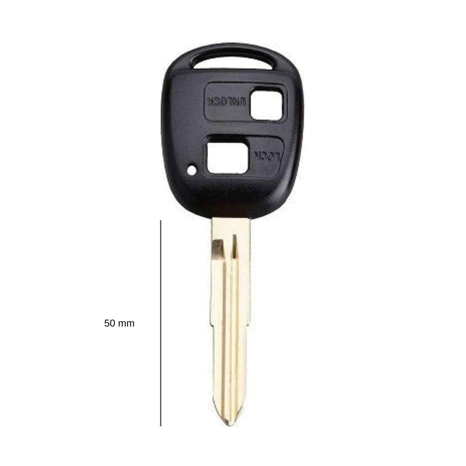 Carcasa mando llave de coche 2 botones compatible con Toyota - imagen 4