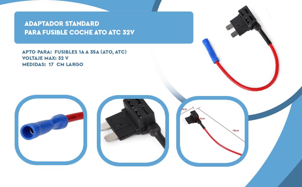 Banner - Adaptador Standard para fusible coche ATO ATC 32V