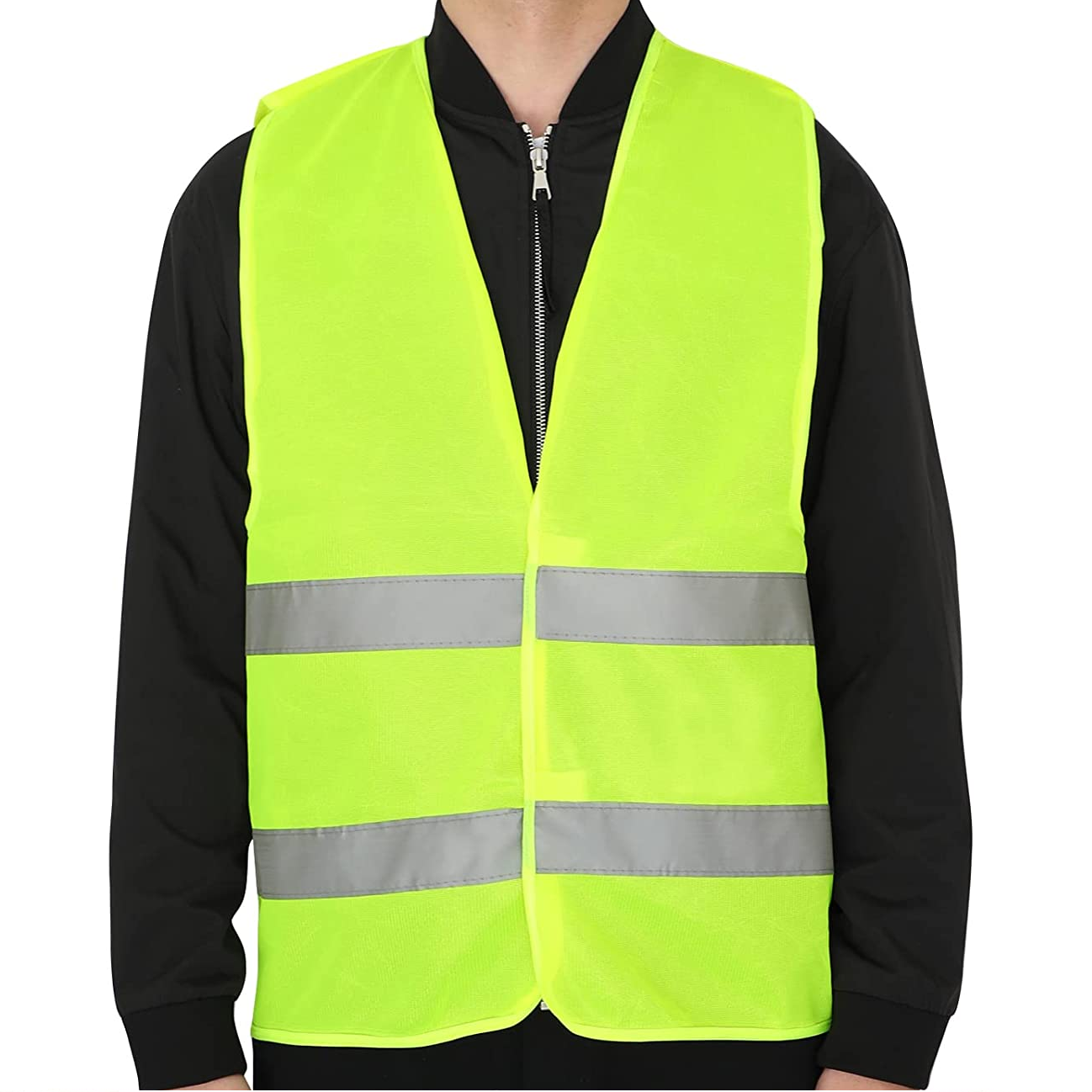 Chaleco reflectante de alta visibilidad talla XL amarillo - imagen 2