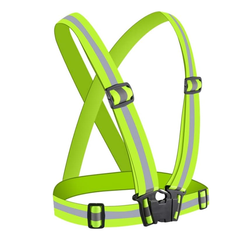 Chaleco de seguridad reflectante fluorescente unisex Amarillo - imagen 3