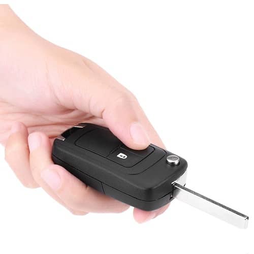Carcasa mando llave del coche 2 botones compatible con Opel negro - imagen 4