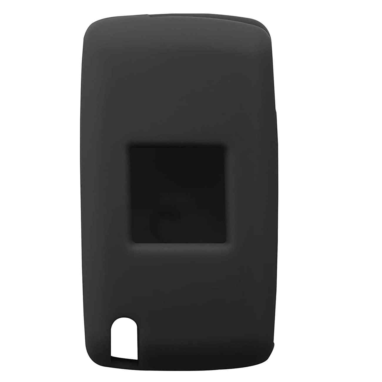 Funda silicona mando llave del coche 2 botones compatible con Peugeot Negro - imagen 3