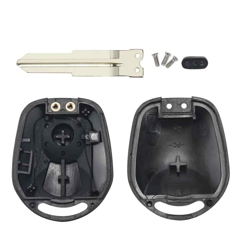 Carcasa mando llave de coche 2 botones compatible con SsangYong - imagen 4
